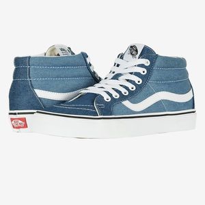 Vans SK8-Mid Reissue (Denim Two-Tone) Blue/True White M6.5 / W8